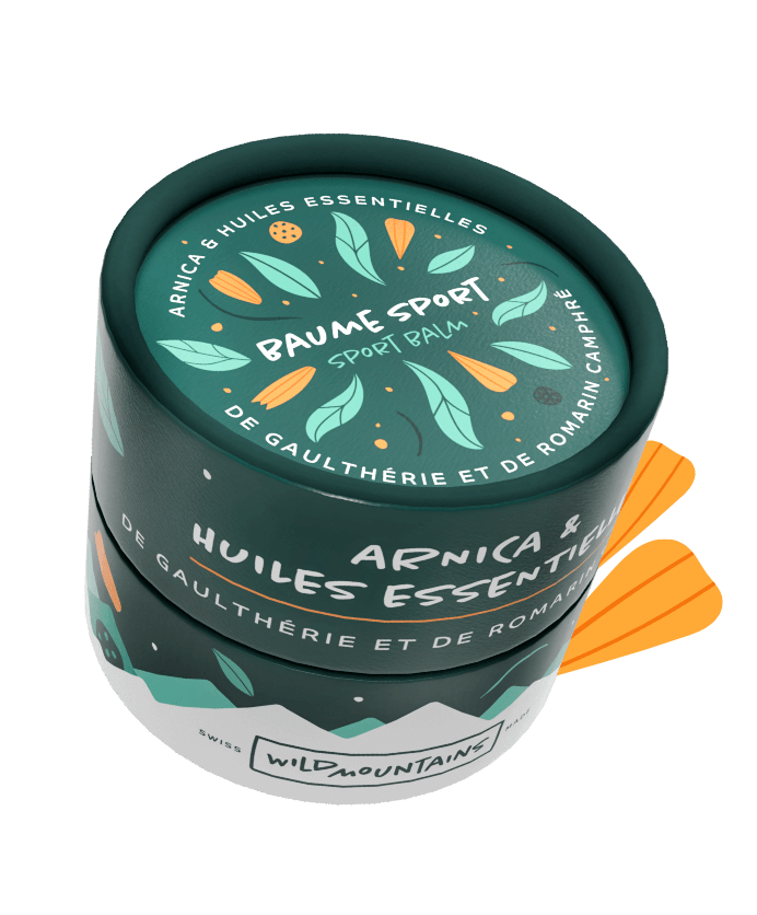Création de packaging : baume naturel à l'arnica
