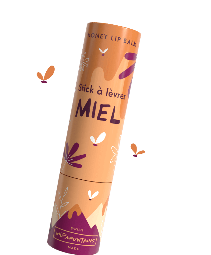 Création de packaging : stick à lèvre au miel