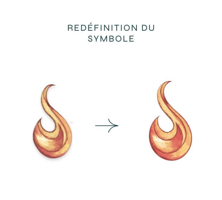 symbole du logo salon de massage