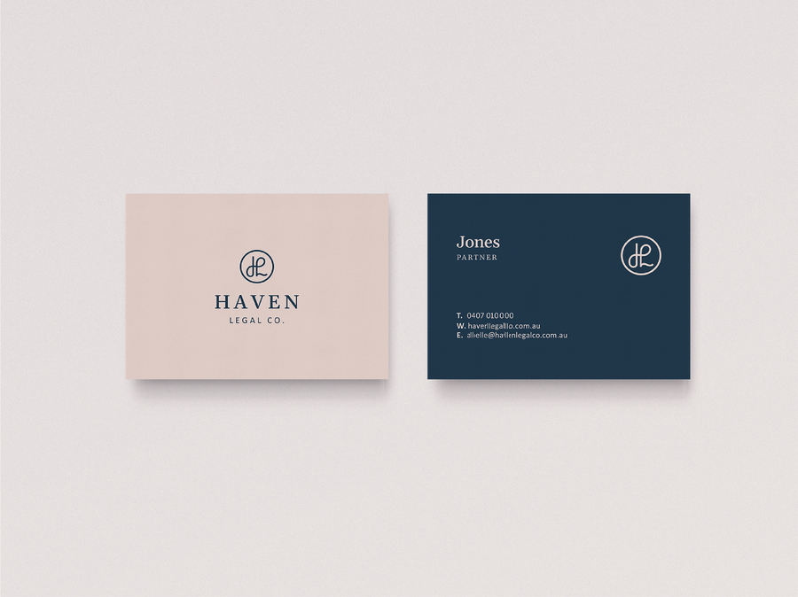 Création de carte de visite pour une avocate